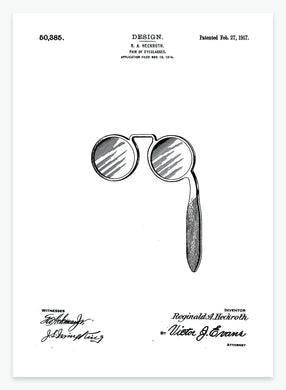 briller | PATENTPLAKAT - decoARTE