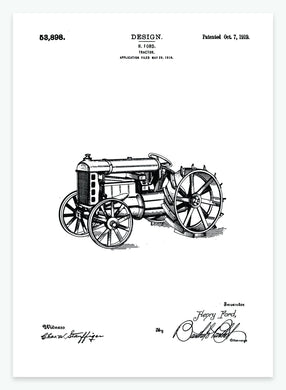 Tractor | Smukt patent til din væg - decoARTE