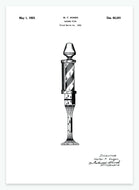 barberstang | PATENTPLAKAT - decoARTE