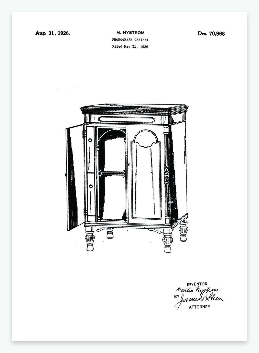 grammofon | PATENTPLAKAT - decoARTE