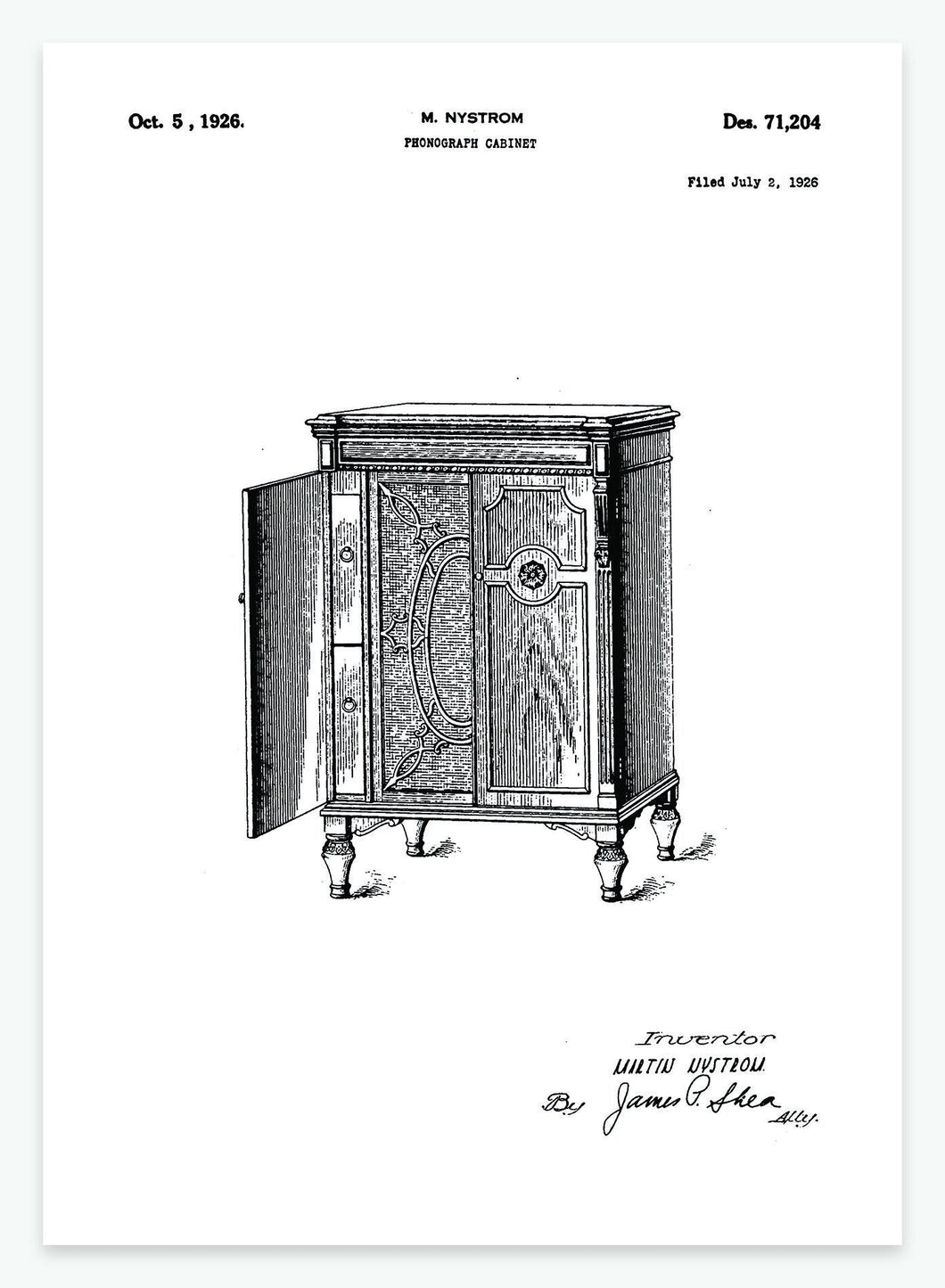 grammofon | PATENTPLAKAT - decoARTE
