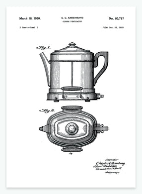 kaffekande | PATENTPLAKAT - decoARTE