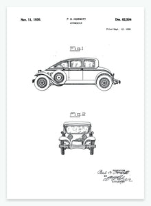 automobil | PATENTPLAKAT - decoARTE