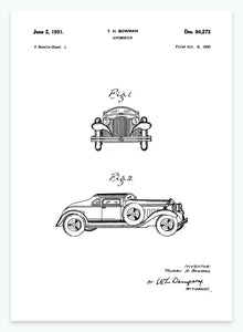 automobil | PATENTPLAKAT - decoARTE