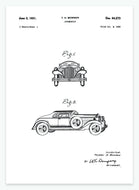 automobil | PATENTPLAKAT - decoARTE
