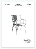 Stol | Smukt patent til din væg | plakat | poster - decoARTE