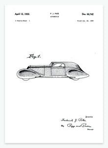 automobil | PATENTPLAKAT - decoARTE