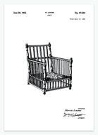 Stol | Smukt patent til din væg | plakat | poster - decoARTE