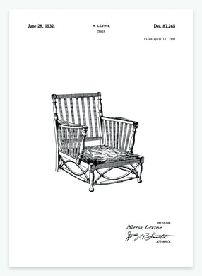 Stol | Smukt patent til din væg | plakat | poster - decoARTE