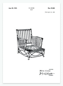 Stol | Smukt patent til din væg | plakat | poster - decoARTE