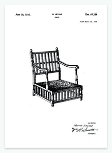 Stol | Smukt patent til din væg | plakat | poster - decoARTE
