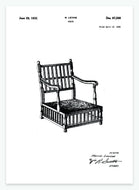 Stol | Smukt patent til din væg | plakat | poster - decoARTE
