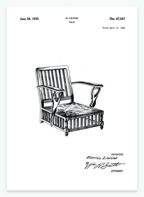 Stol | Smukt patent til din væg | plakat | poster - decoARTE