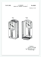 Kombineret ur og vejrstation | Smukt patent til din væg | plakat | poster - decoARTE