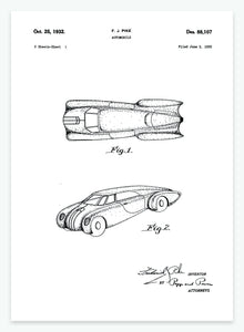 automobil | PATENTPLAKAT - decoARTE