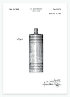 cocktail shaker | PATENTPLAKAT - decoARTE