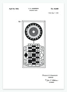 Roulette | Smukt patent til din væg | plakat | poster - decoARTE
