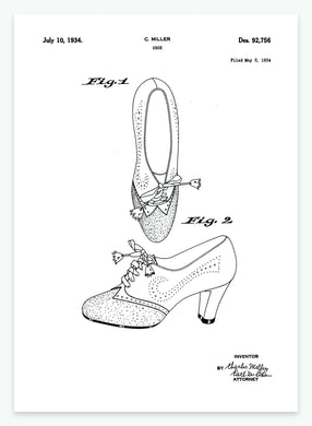 Sko | Smukt patent til din væg | plakat | poster - decoARTE
