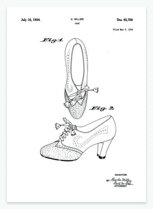 Sko | Smukt patent til din væg | plakat | poster - decoARTE