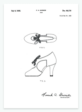 Sko | Smukt patent til din væg | plakat | poster - decoARTE
