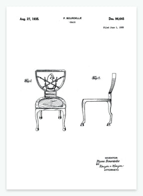 Stol | Smukt patent til din væg | plakat | poster - decoARTE