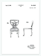 Stol | Smukt patent til din væg | plakat | poster - decoARTE