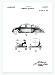automobil | PATENTPLAKAT - decoARTE