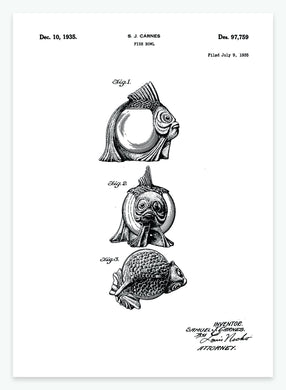 fiskebowle | PATENTPLAKAT - decoARTE
