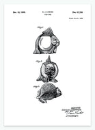 fiskebowle | PATENTPLAKAT - decoARTE