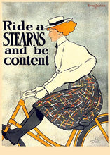 Indlæs billede til gallerivisning dame på cykel  |  RETROPLAKAT - decoARTE
